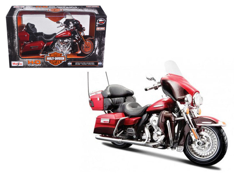 2013 Harley Davidson FLHTK Electra Glide Ultra Limited Red Bike 1/12 Diecast Motorcycle Model by Maisto LuxuryLifeWay Online Store