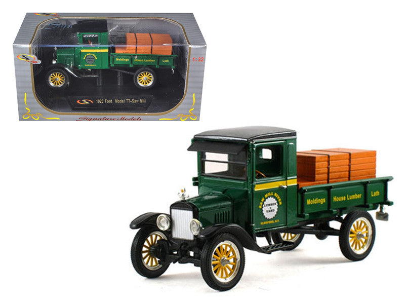 1923 Ford Model TT Lamber Truck Green 1/32 Diecast Model Car by Signature Models LuxuryLifeWay Online Store