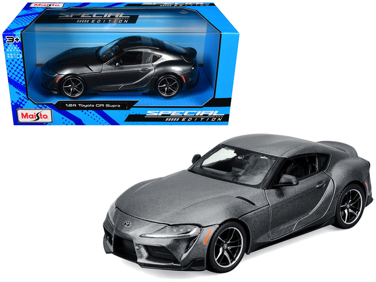 Toyota GR Supra Gray Metallic "Special Edition" Series 1/24 Diecast Model Car by Maisto LuxuryLifeWay Online Store