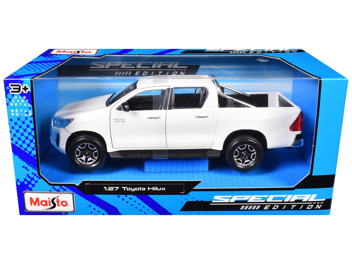 Toyota Hilux Pickup Truck White "Special Edition" Series 1/27 Diecast Model Car by Maisto LuxuryLifeWay Online Store