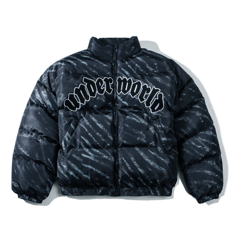 Men's National Tide Padded Jacket Winter Thickened Baseball Jacket Best YouTube Store