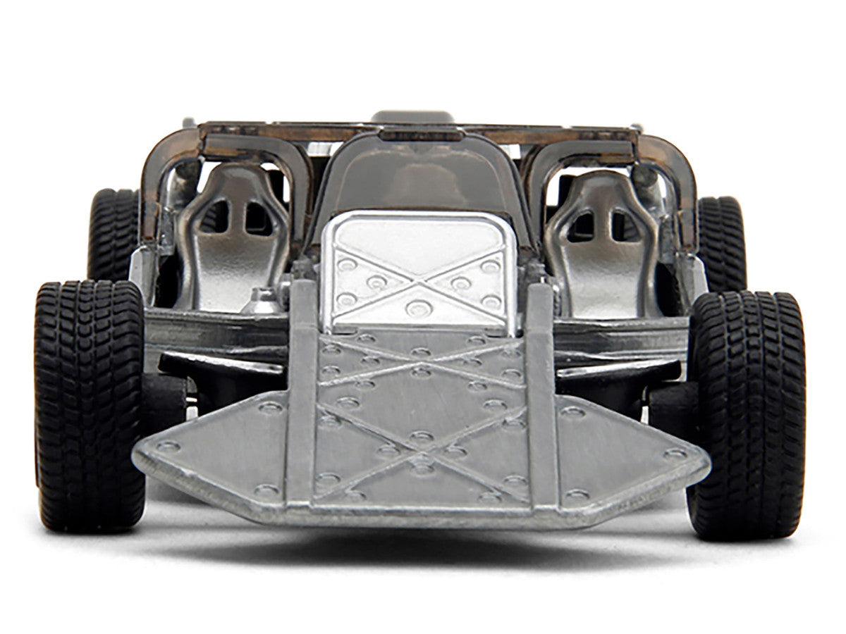 Flip Car Raw Metal "Fast & Furious 6" (2013) Movie "25 Years of Fast & Furious" Series 1/32 Diecast Model Car by Jada LuxuryLifeWay Online Store