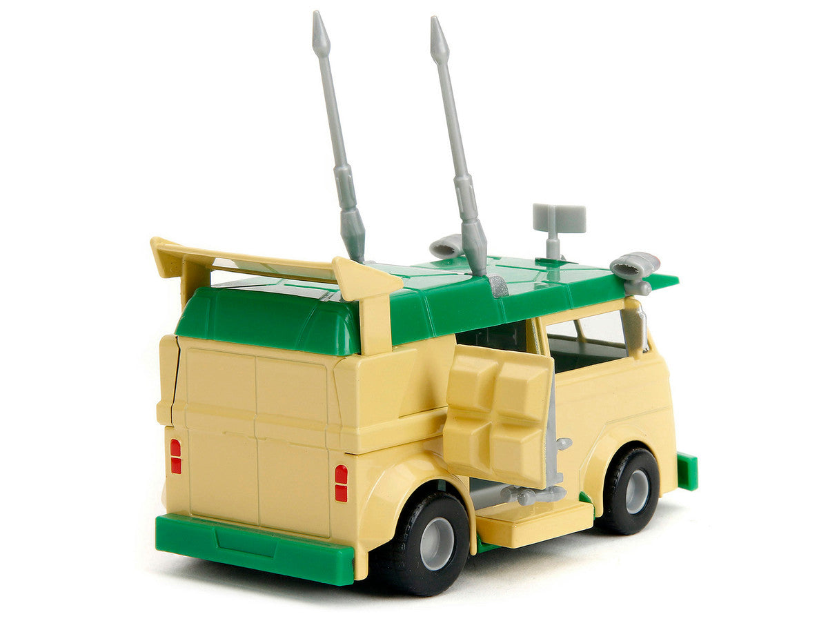 Party Wagon Green and Beige "Teenage Mutant Ninja Turtles" "Hollywood Rides" Series Diecast Model Car by Jada LuxuryLifeWay Online Store