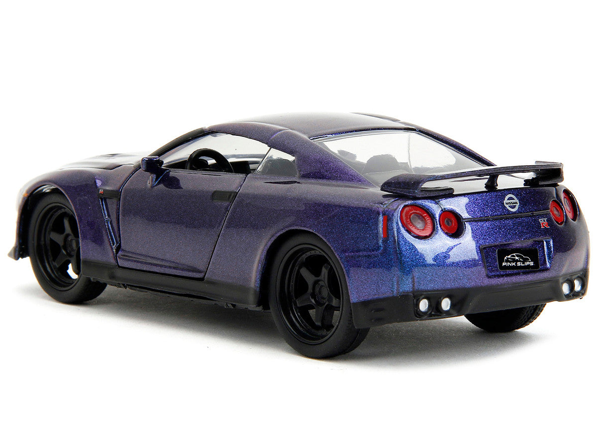 2009 Nissan GT-R (R35) Purple Metallic "Pink Slips" Series 1/32 Diecast Model Car by Jada LuxuryLifeWay Online Store