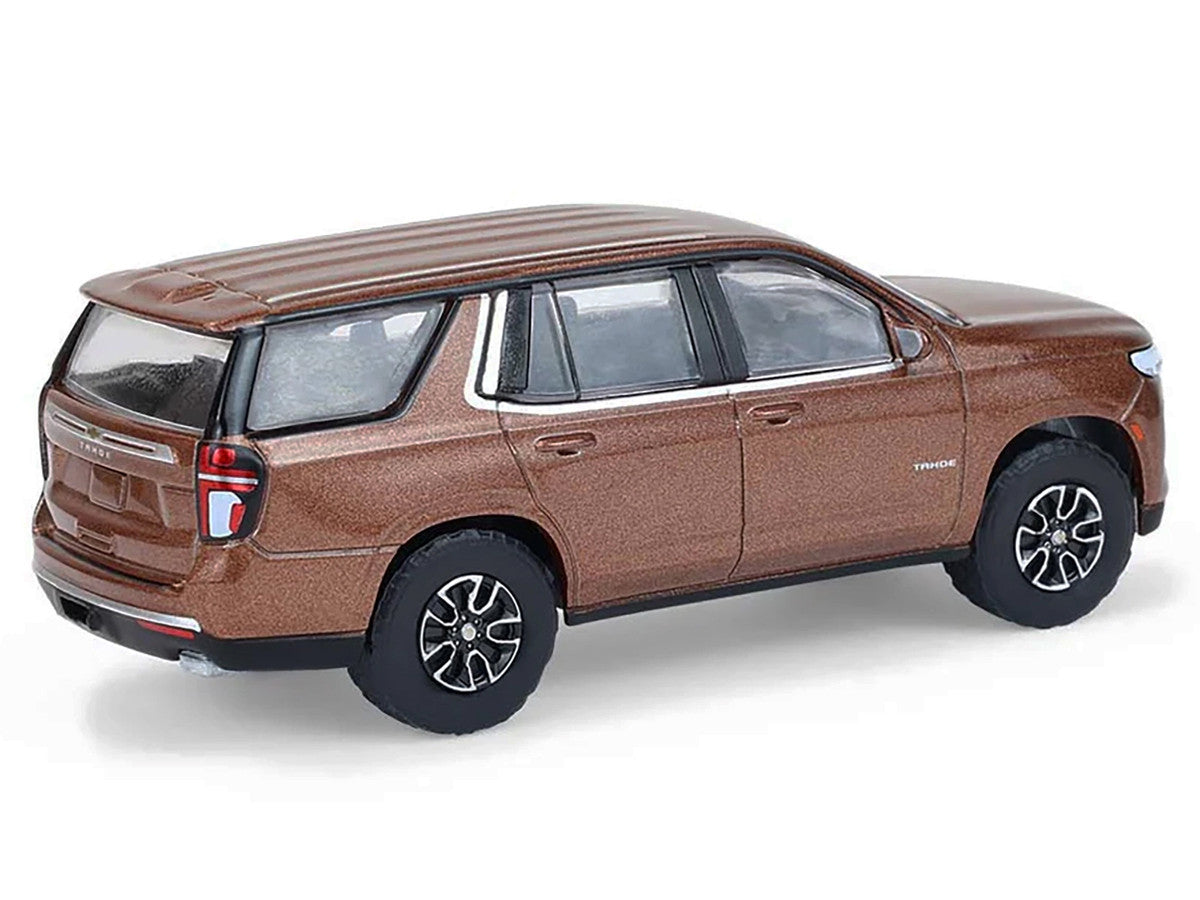 2022 Chevrolet Tahoe Auburn Metallic "Blue Collar Collection" Series 14 1/64 Diecast Model Car by Greenlight LuxuryLifeWay Online Store