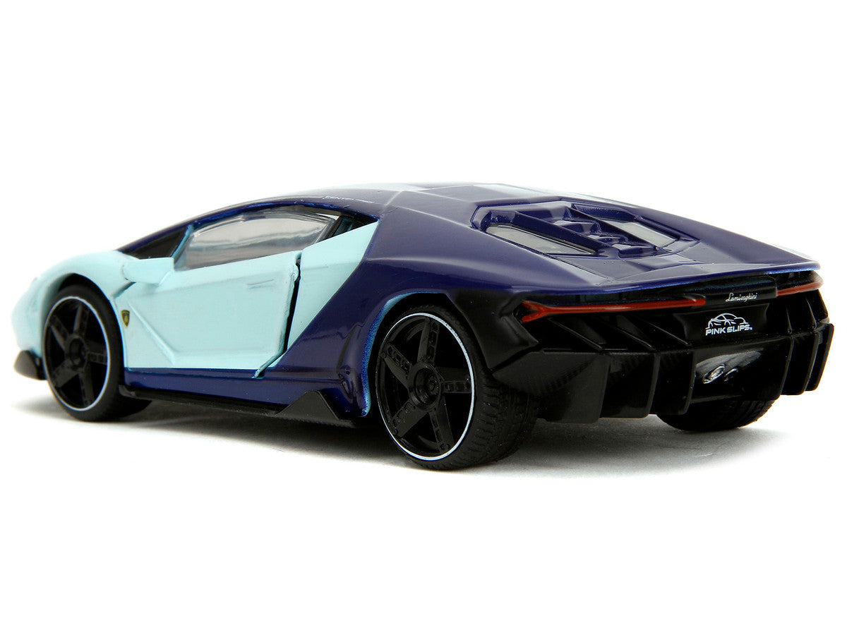 Lamborghini Centenario Light Blue and Purple "Pink Slips" Series 1/32 Diecast Model Car by Jada LuxuryLifeWay Online Store