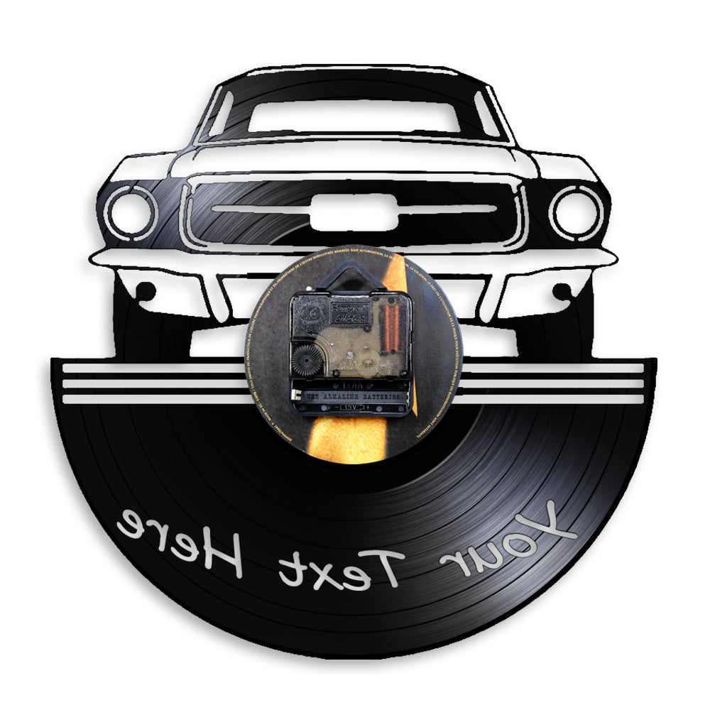 Car Fashion Vinyl Record Creative Wall Clock PearlNestDecor.com
