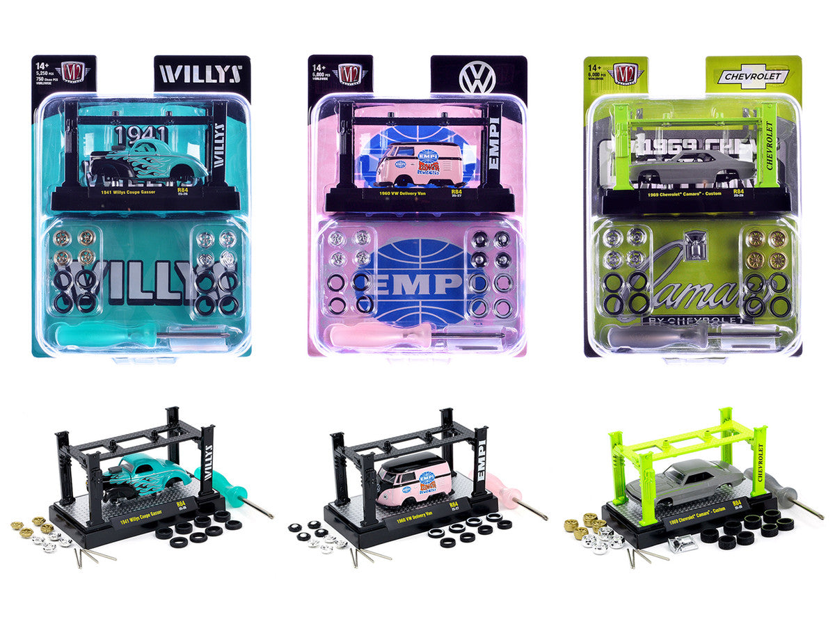 Model Kit 3 piece Car Set Release 84 Limited Edition to 6000 pieces Worldwide 1/64 Diecast Model Cars by M2 Machines LuxuryLifeWay Online Store