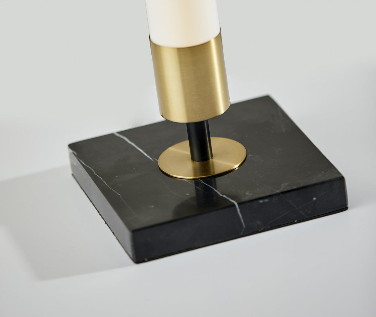 30" Black Marble Metal Standard Table Lamp LuxuryLifeWay Online Store