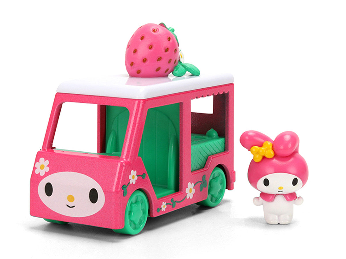 "Hello Kitty and Friends" Set of 4 Diecast Figures and Cars "Hollywood Rides" Series Diecast models by Jada LuxuryLifeWay Online Store