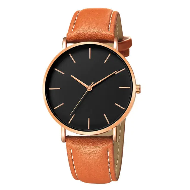 Simple Leather Men's Luxury Watches