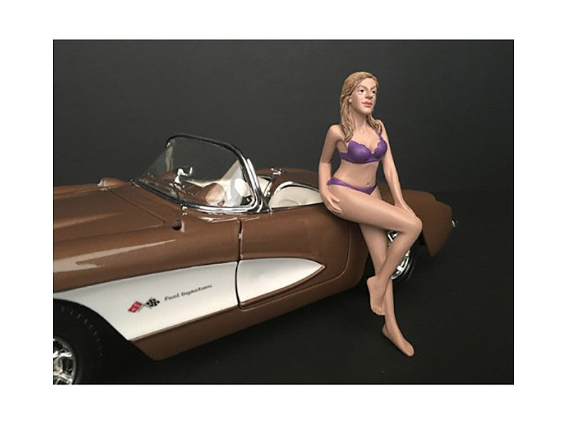 July Bikini Calendar Girl Figurine for 1/24 Scale Models by American Diorama LuxuryLifeWay Online Store
