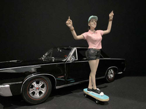 Skateboarders Figurines 4 piece Set for 1/24 Scale Models by American Diorama LuxuryLifeWay Online Store