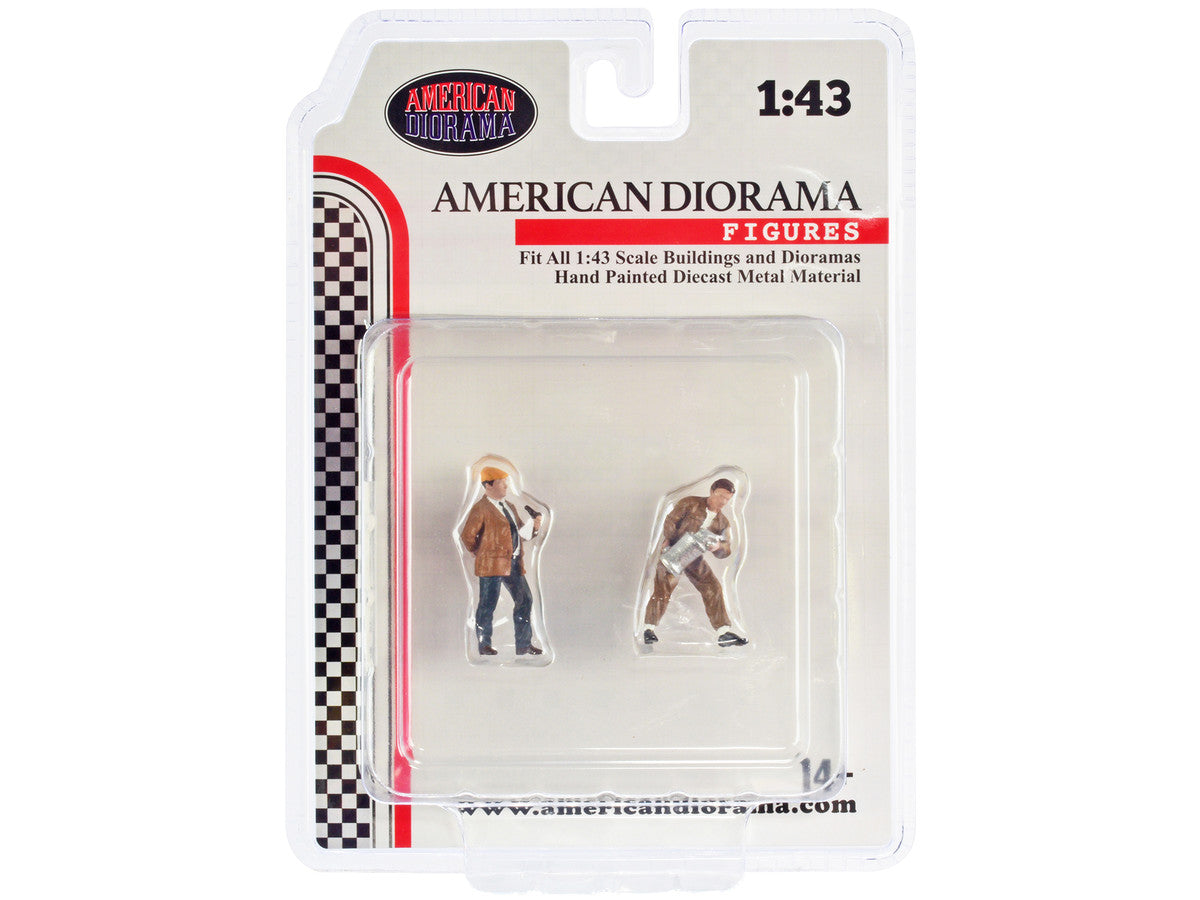 "Race Day" Two Diecast Figures Set 4 for 1/43 Scale Models by American Diorama LuxuryLifeWay Online Store