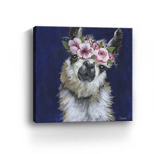 Watercolor Flower Llama Unframed Print Wall Art LuxuryLifeWay Online Store