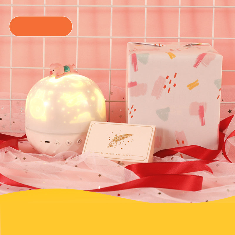 Children's Bedroom Dream Rotating Gypsophila Projection Lamp