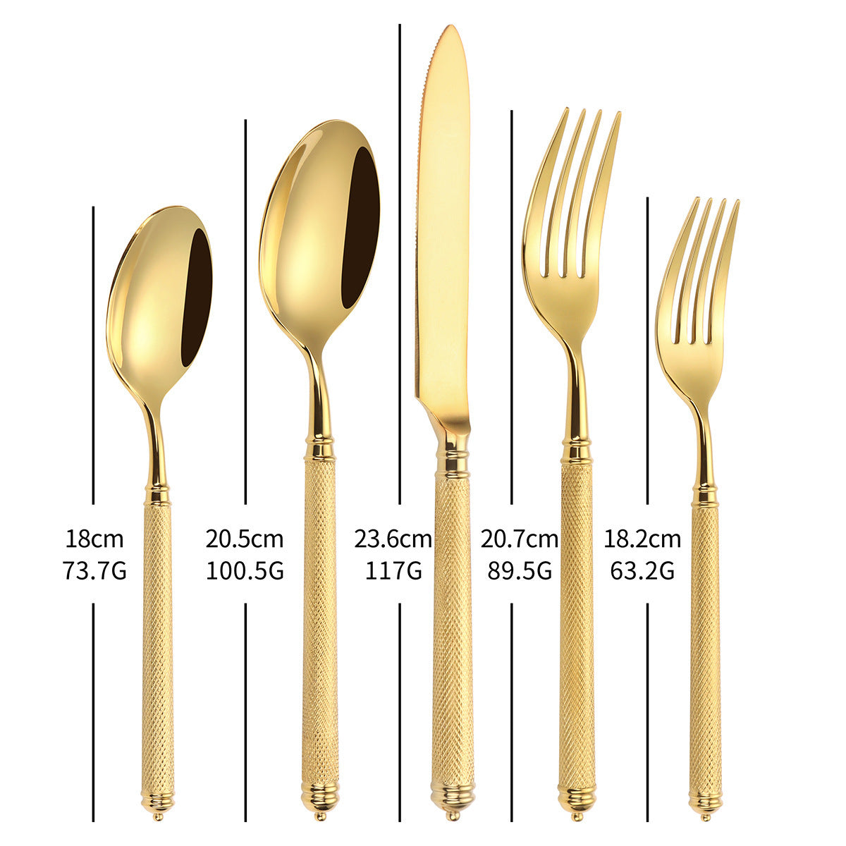 304 Stainless Steel Knife, Fork And Spoon Set LadyShow.Store
