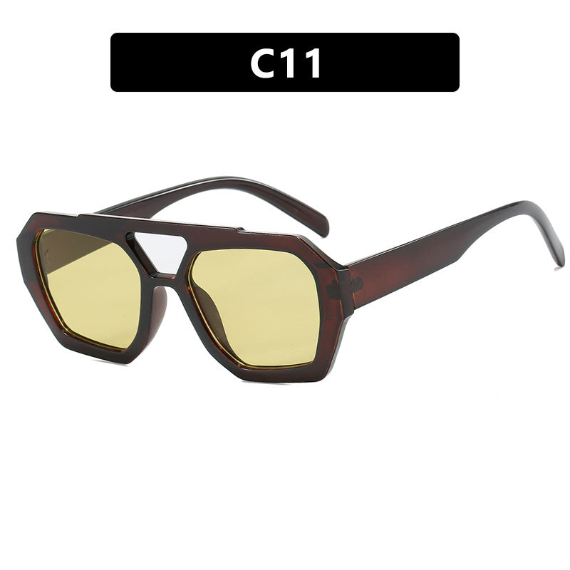 Ins Big Frame Leopard Sunglasses Summer Sunshade Beach Vacation Glasses LadyShow.Store