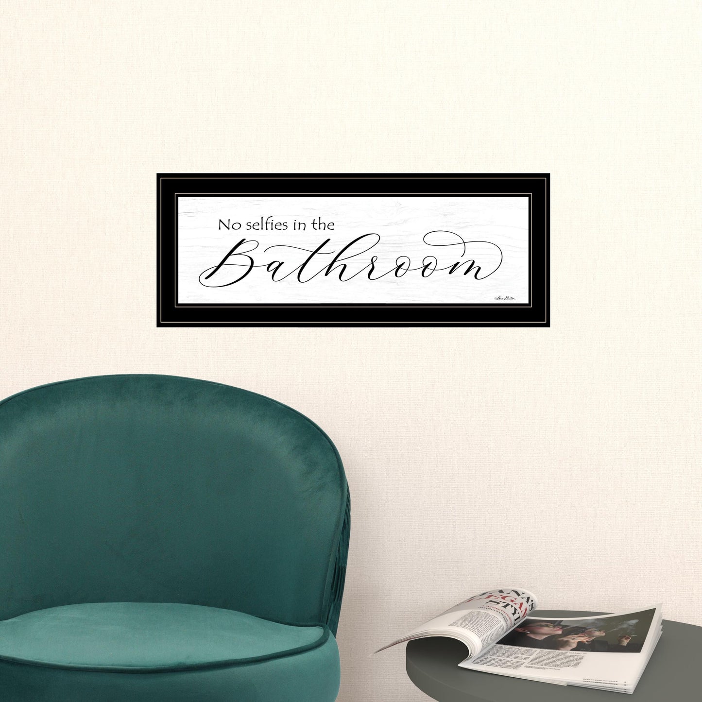 Set Of Two Household Humor 3 Black Framed Print Bathroom Wall Art LuxuryLifeWay Online Store