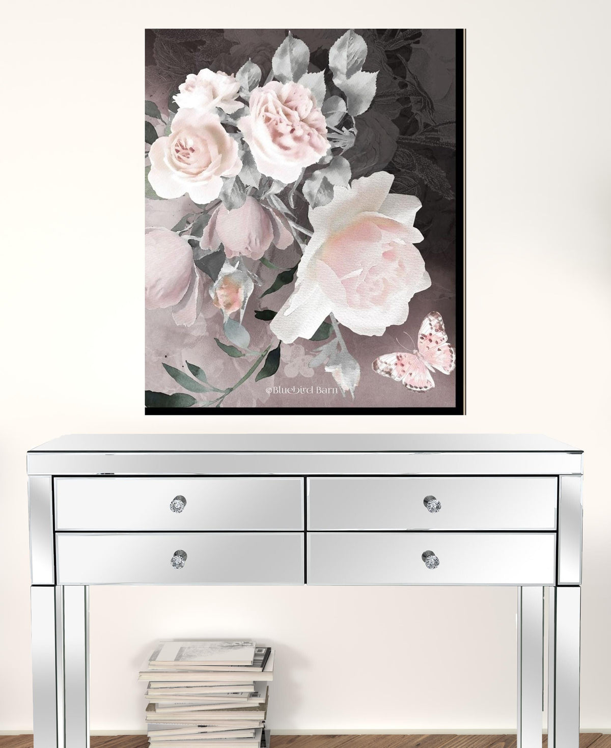 Set Of Two Noir Roses 3 Black Framed Print Wall Art LuxuryLifeWay Online Store
