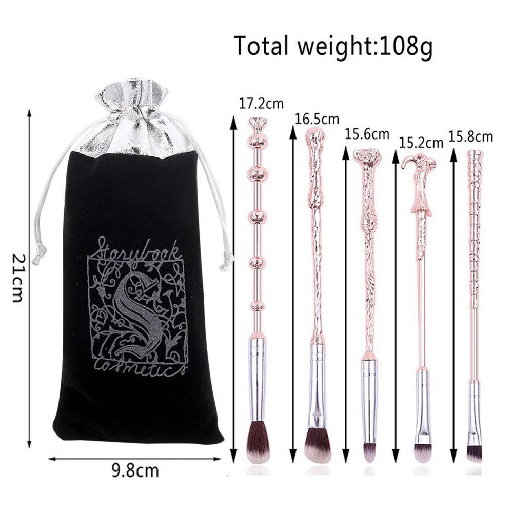 5-Piece Makeup Brush Set for Eye Makeup LadyShow.Store