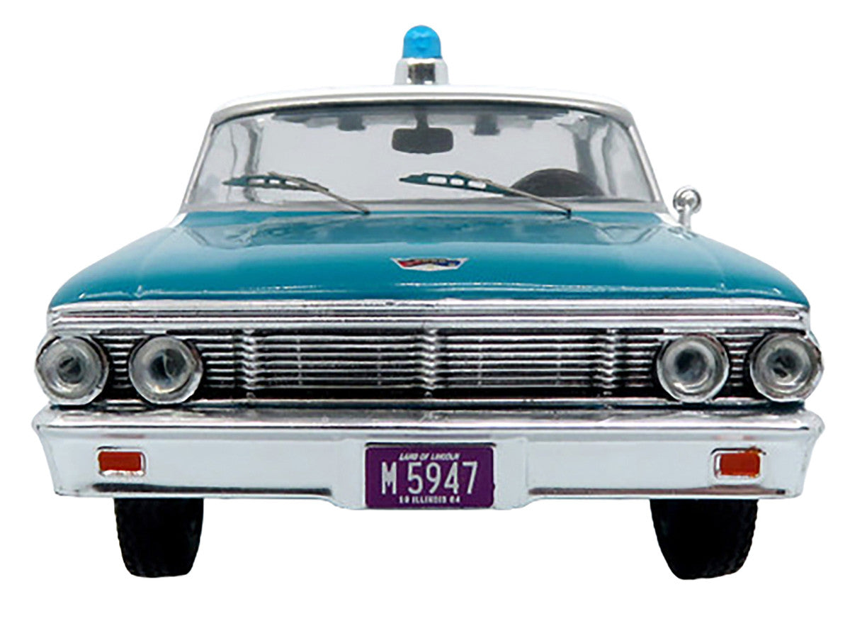 1964 Ford Galaxie 500 Police Car "Chicago Police Department" Blue and White "Five0" Series Limited Edition to 504 pieces Worldwide 1/43 Diecast Model by Iconic Replicas LuxuryLifeWay Online Store