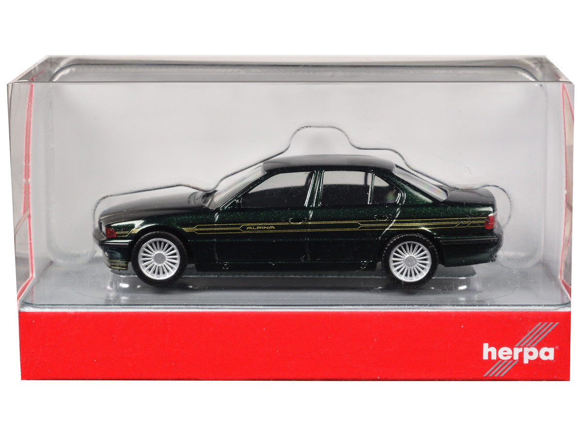 BMW Alpina B12 Green Metallic 1/87 (HO) Plastic Model Car by Herpa LuxuryLifeWay Online Store