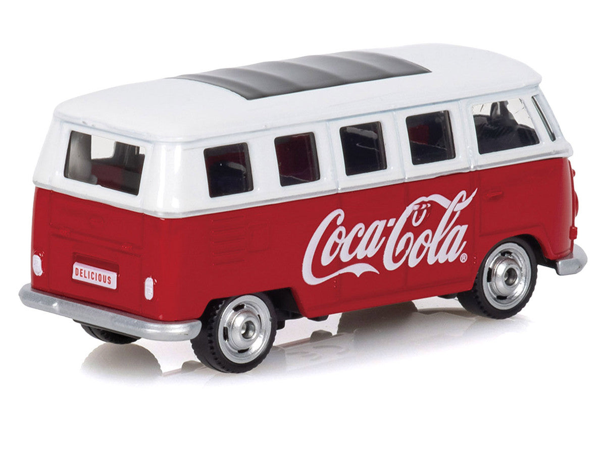 1963 Volkswagen Type 2 Van "Coca-Cola" Red and White 1/50 Diecast Model by Motorcity Classics LuxuryLifeWay Online Store