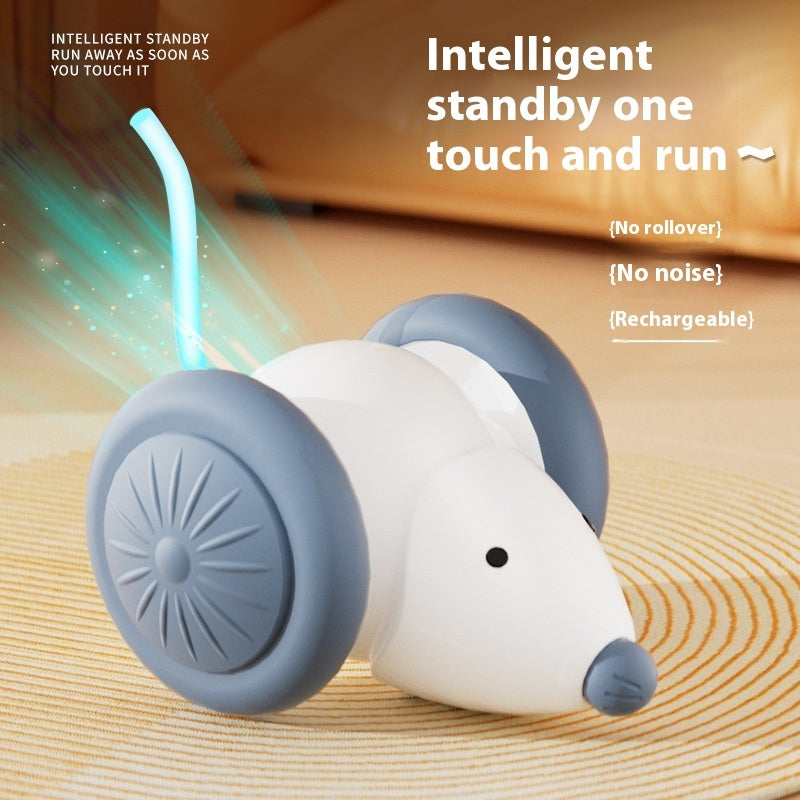 Pet Toys Interactive Cat Toy Electric Mouse Car - Automatic Teaser With Intelligent Obstacle Avoidance Pet Products Pets Fashion