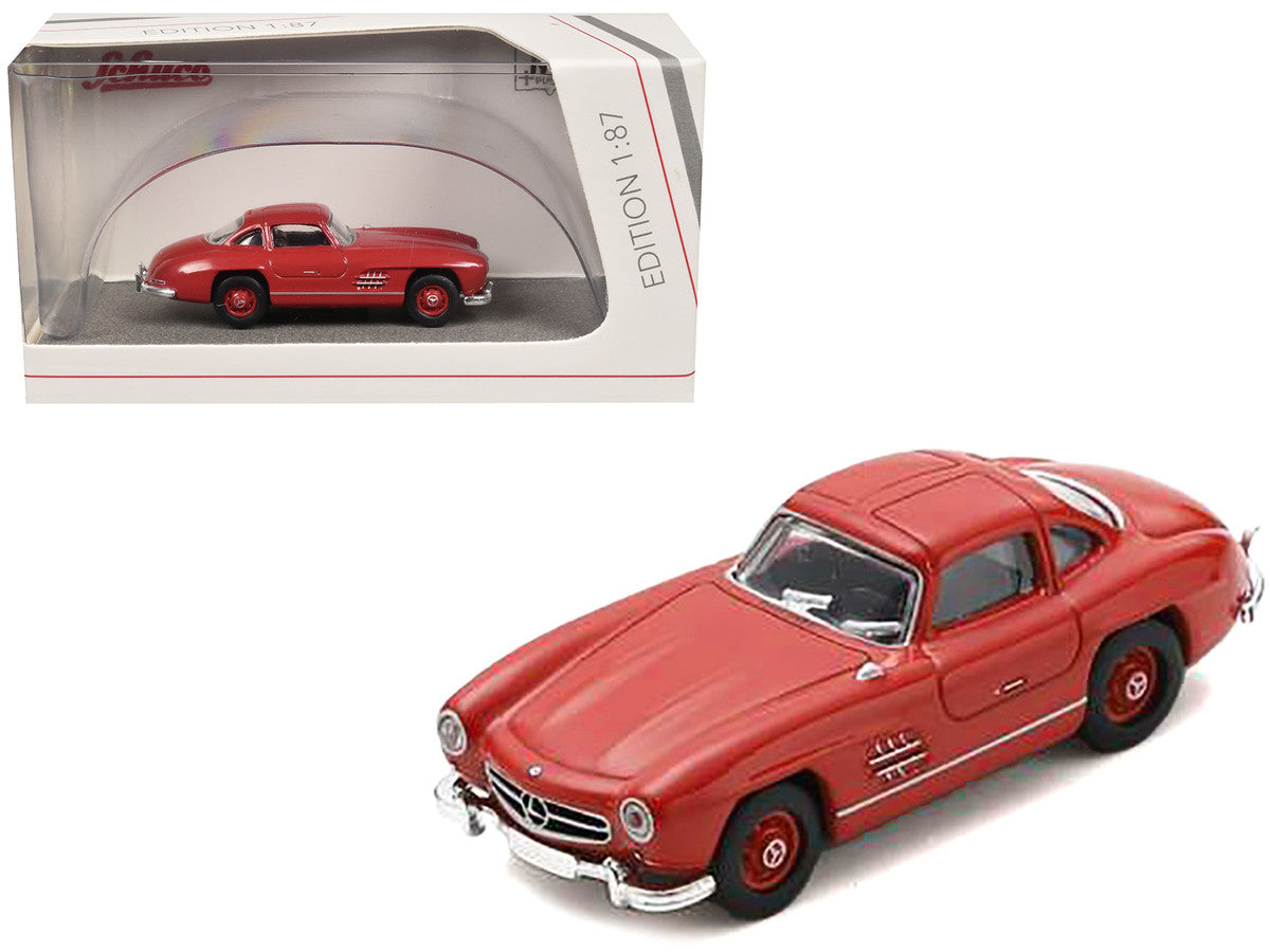 Mercedes-Benz 300 SL Gullwing Coupe Red 1/87 (HO) Diecast Model Car by Schuco LuxuryLifeWay Online Store