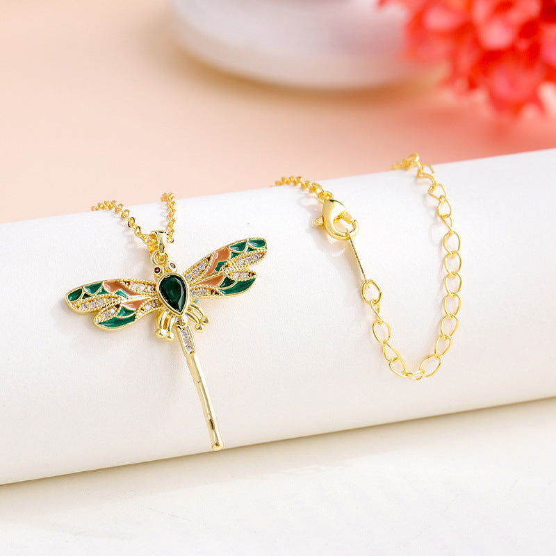 Fashionable All-match Color Zircon Necklace LadyShow.Store