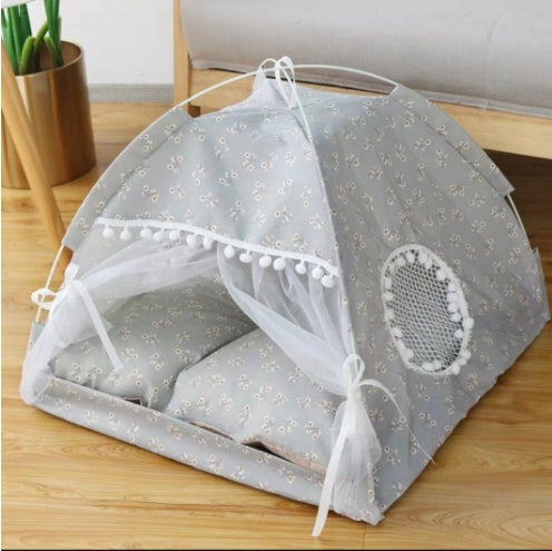 Semi-enclosed pet bed Pets Fashion