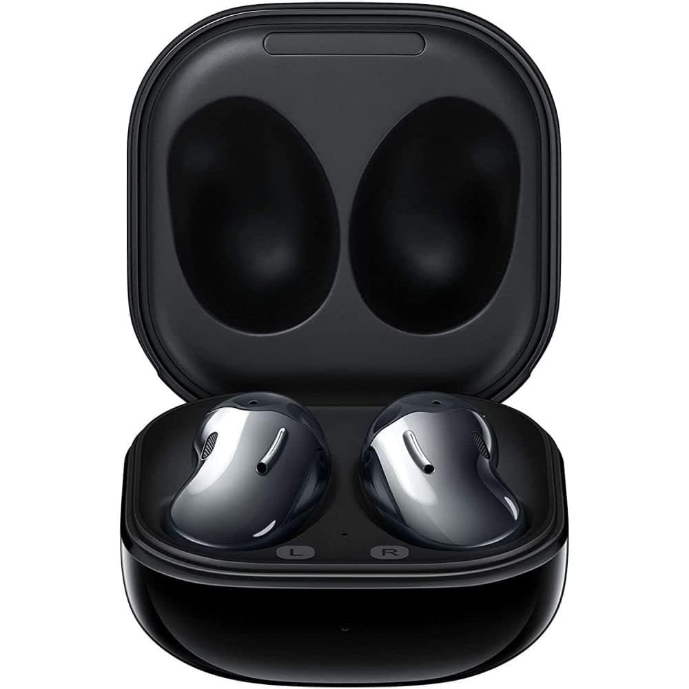 SAMSUNG Galaxy Buds Live True Wireless Earbuds US Version Active Noise Cancelling Wireless Charging Case Included Mystic Black LuxuryLifeWay Online Store