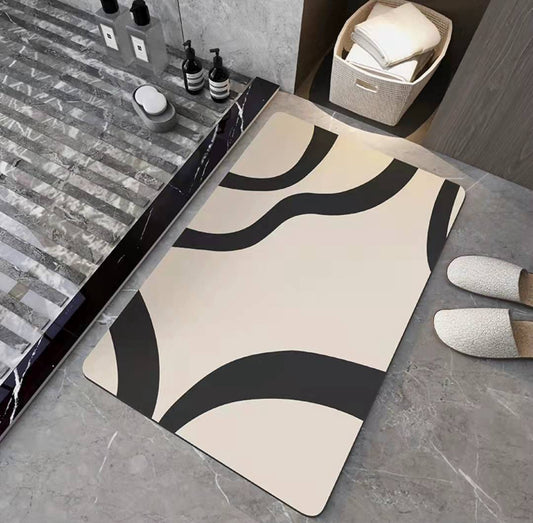 Soft Diatom Mud Floor Mat Bathroom Absorbent Non-slip