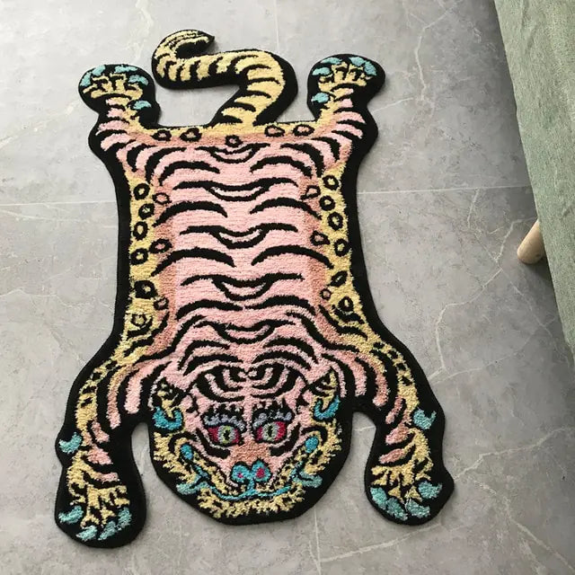 Home Decor Tibetan Tiger Mat