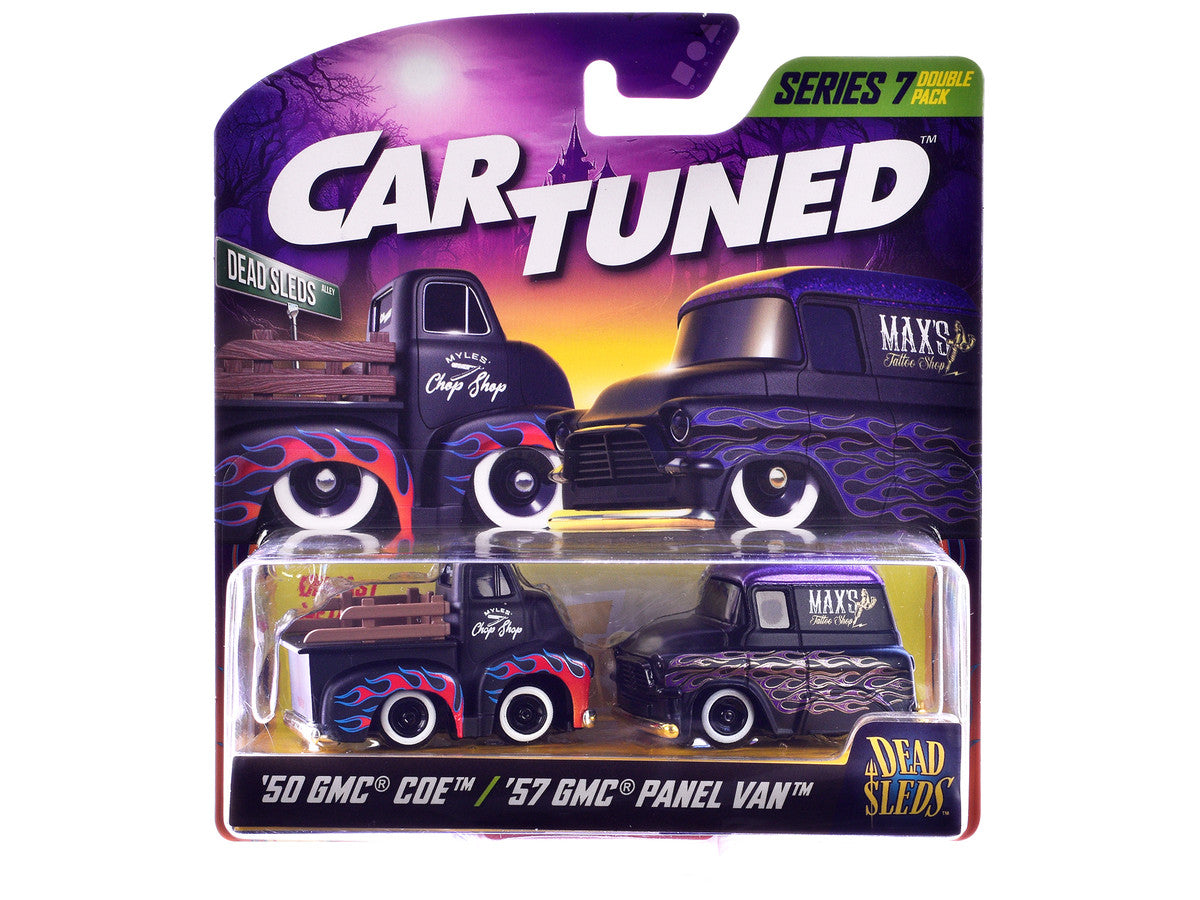 "Dead Sleds" Double Pack Series 7 Set of 4 Cars Diecast Model Cars by CarTuned LuxuryLifeWay Online Store
