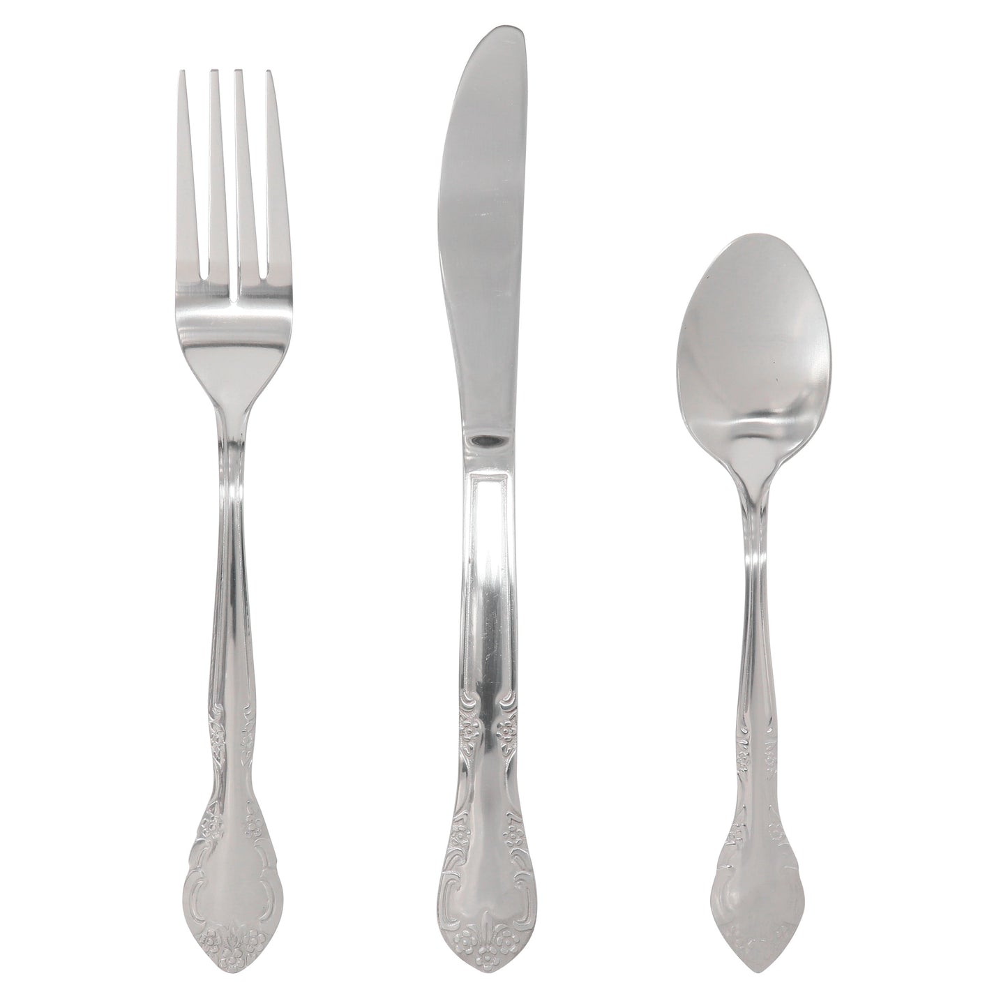Gibson Everyday Fairmont 3 Piece Stainless Steel Flatware Set LuxuryLifeWay Online Store