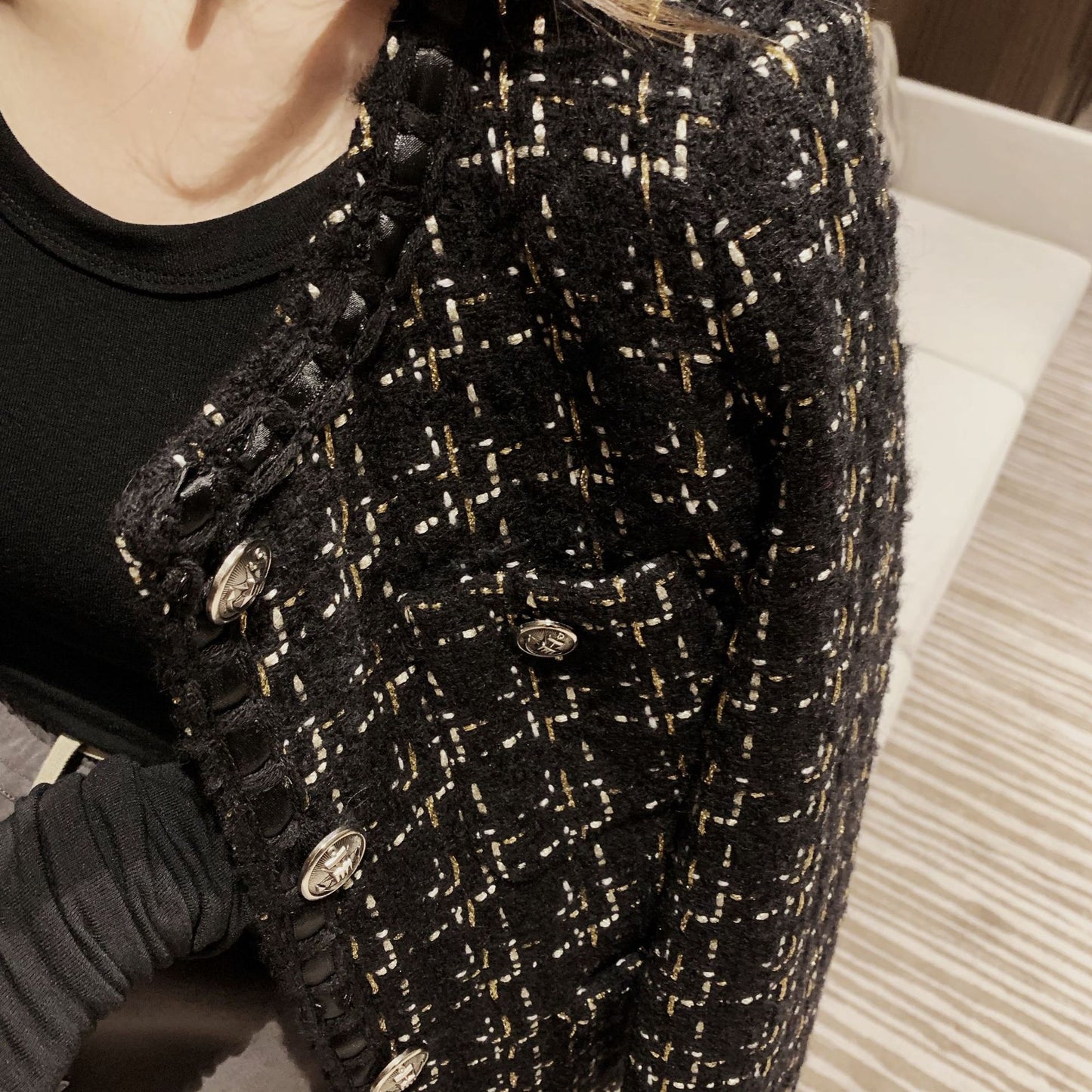 Round neck scented jacket CJD