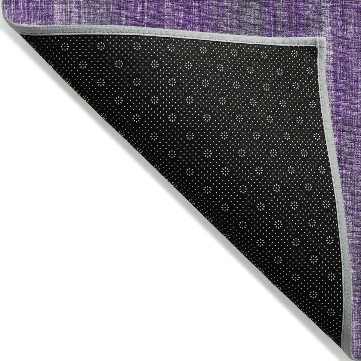 8' Runner Purple Striped Washable Non Skid Indoor Outdoor Runner Rug LuxuryLifeWay Online Store