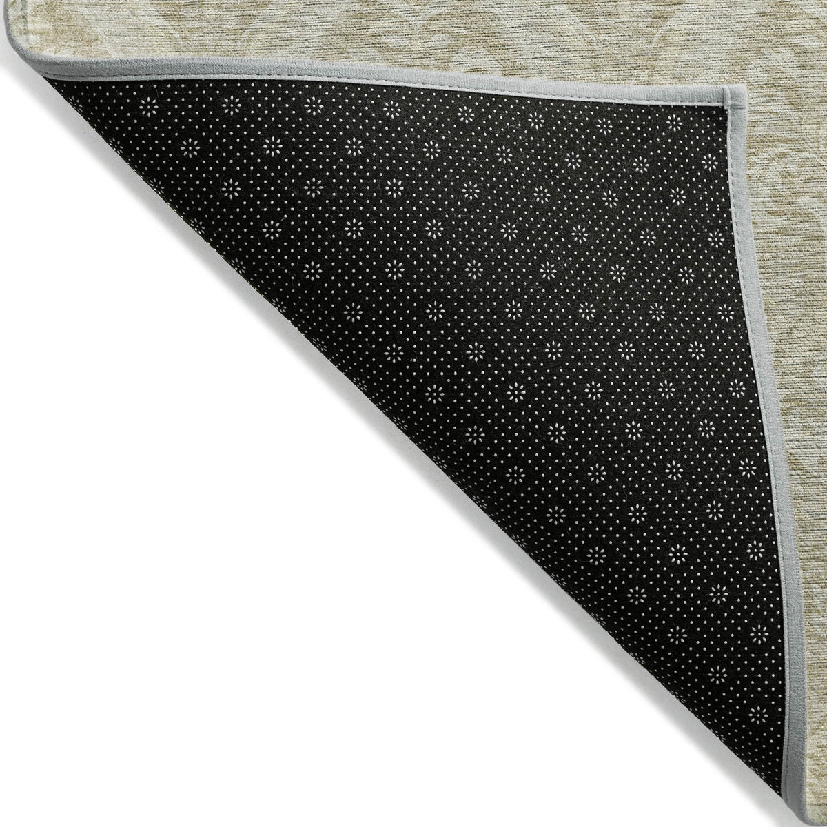 3' X 5' Light Green Damask Washable Non Skid Indoor Outdoor Area Rug LuxuryLifeWay Online Store
