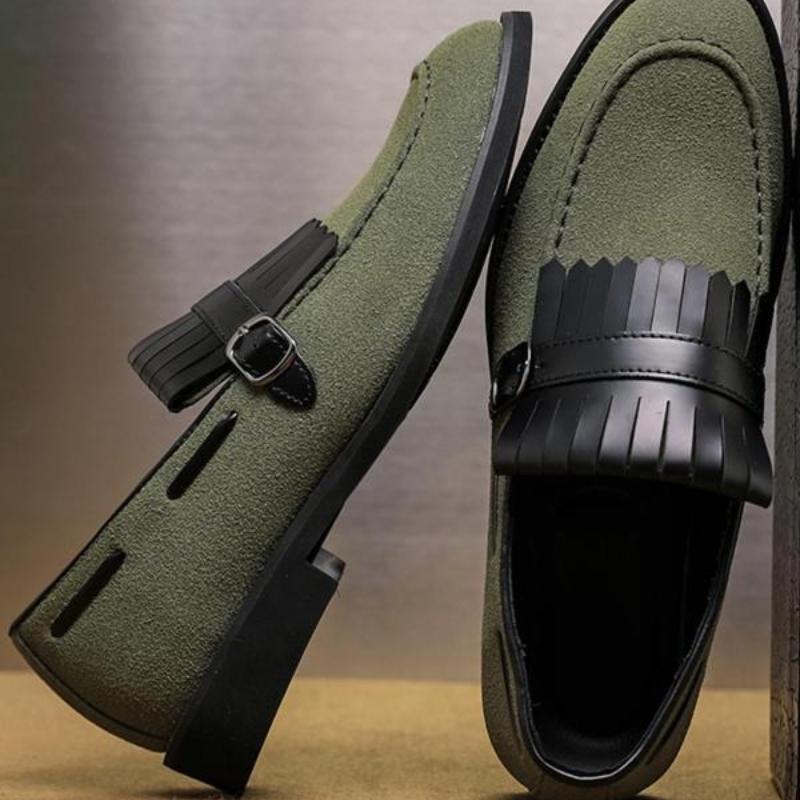 Men's Solidcolor Loafer Shoes With Tassel Accents Best YouTube Store