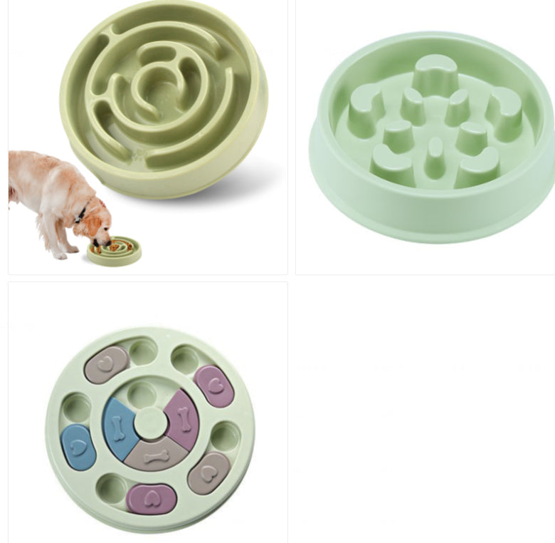 Pet Bowl Anti Choking Slow Feeding Puzzle Feeder Pets Fashion