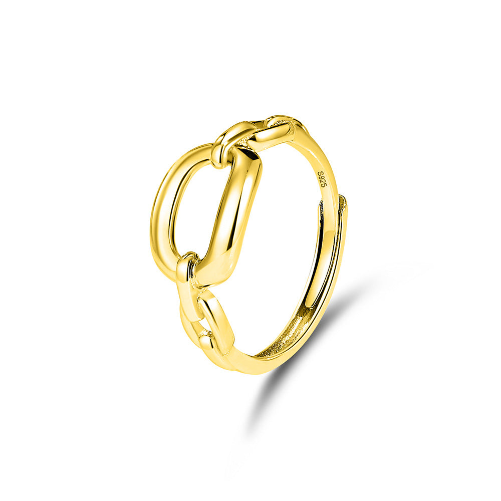 High-grade S925 Openning Silver Ring LadyShow.Store