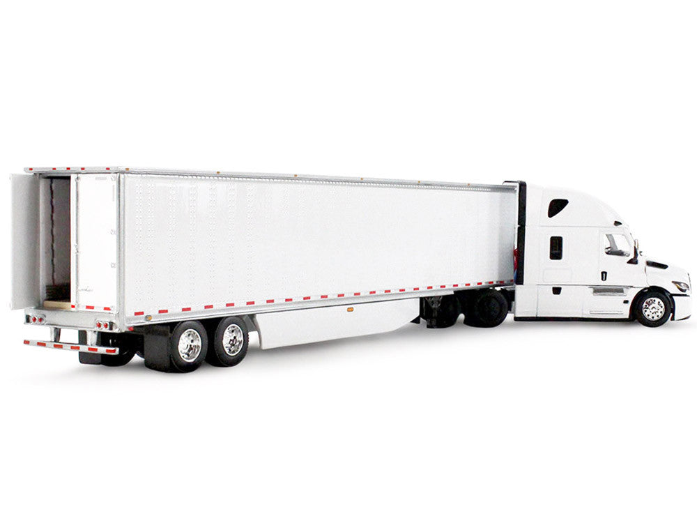 Freightliner Fifth Generation Cascadia Raised Roof Sleeper & 53' Utility Trailer with Skirts White 1/64 Diecast Model by DCP/First Gear LuxuryLifeWay Online Store