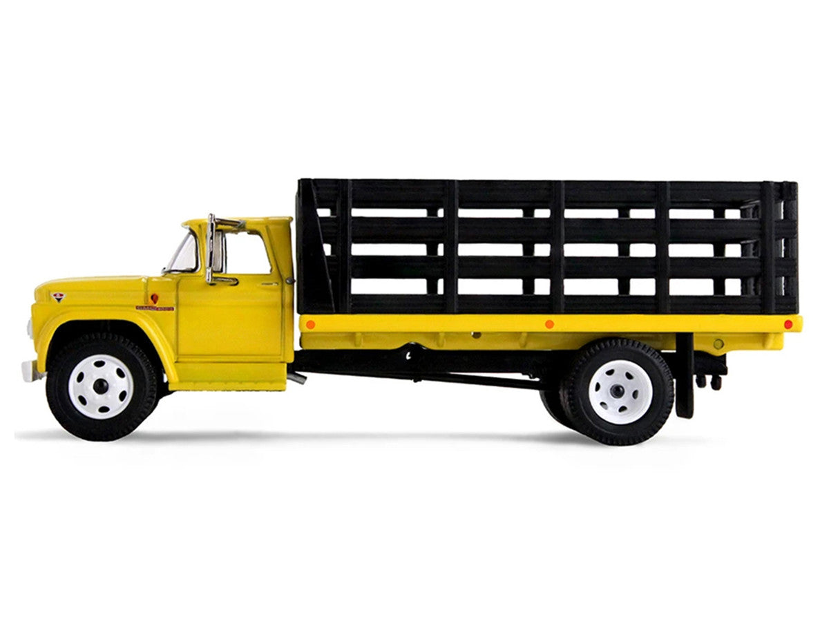 GMC 4000 Stake Truck Bright Yellow 1/64 Diecast Model by DCP/First Gear LuxuryLifeWay Online Store