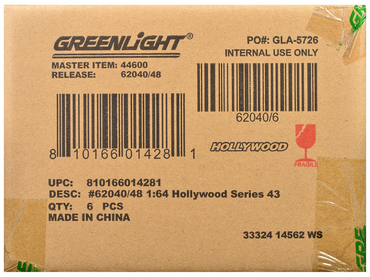 "Hollywood Series" Set of 6 pieces Release 43 1/64 Diecast Model Cars by Greenlight LuxuryLifeWay Online Store