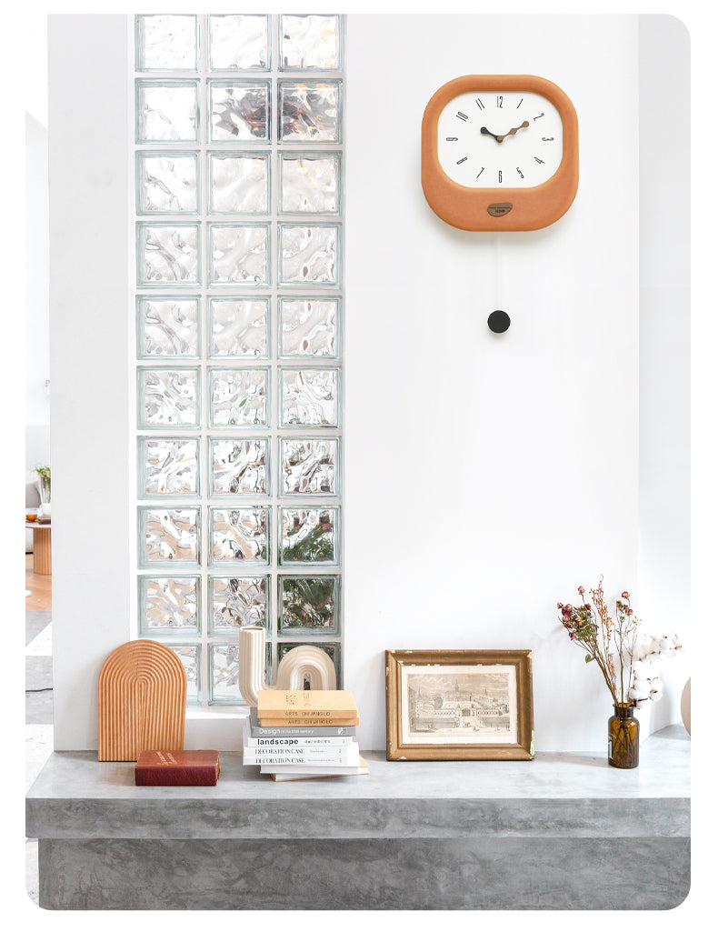 Modern Minimalist Wall Clock Home Creative PearlNestDecor.com