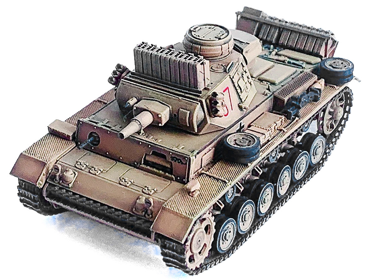 Germany Pz.Kpfw.III Ausf.N DAK Tank #07 "s.Pz.Abt.501 Tunisia" (1942/43) "NEO Dragon Armor" Series 1/72 Plastic Model by Dragon Models LuxuryLifeWay Online Store