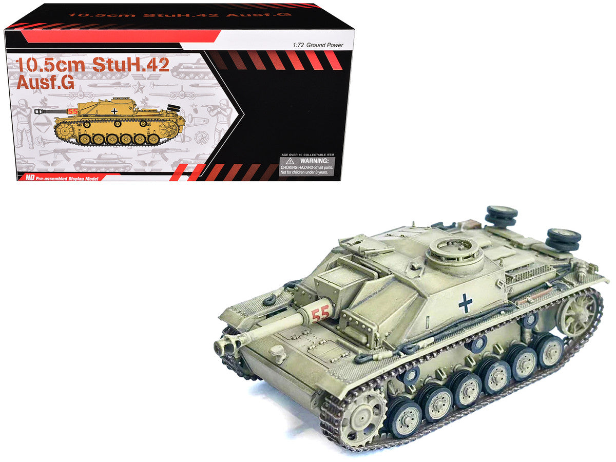 Germany 10.5cm StuH.42 Ausf. G Tank "Panzer Regiment Hermann Goring Italy" (1944) "NEO Dragon Armor" Series 1/72 Plastic Model by Dragon Models LuxuryLifeWay Online Store
