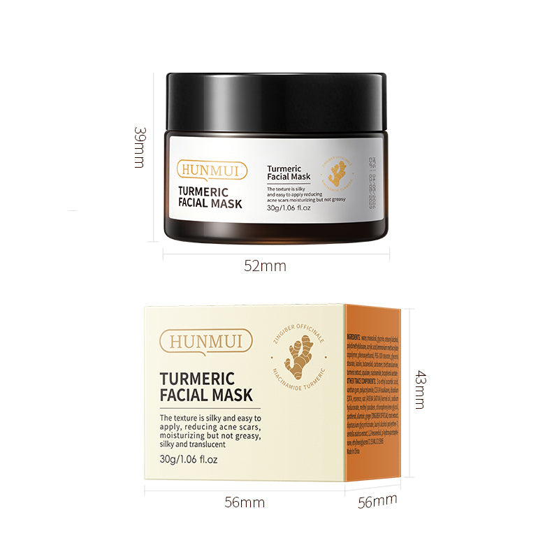 HUNMUI Turmeric Topical Face Mask 30g Tri Light Beauty